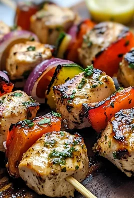 Easy Greek Marinated Chicken Kabobs