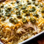 Easy Green Chile Chicken and Rice Casserole