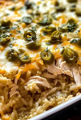 Easy Green Chile Chicken and Rice Casserole