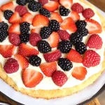 Easy Keto Fruit Pizza