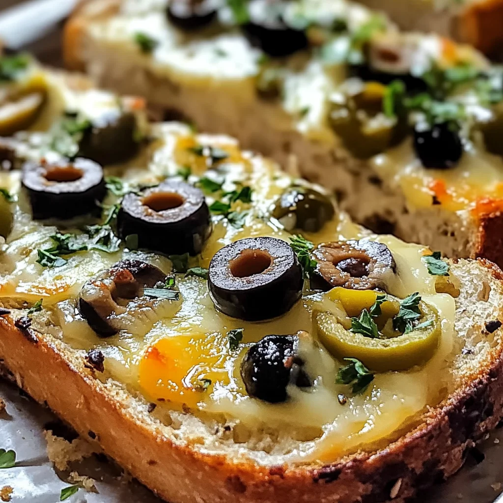 Easy Olive Cheese Bread Recipe (25-Minutes)