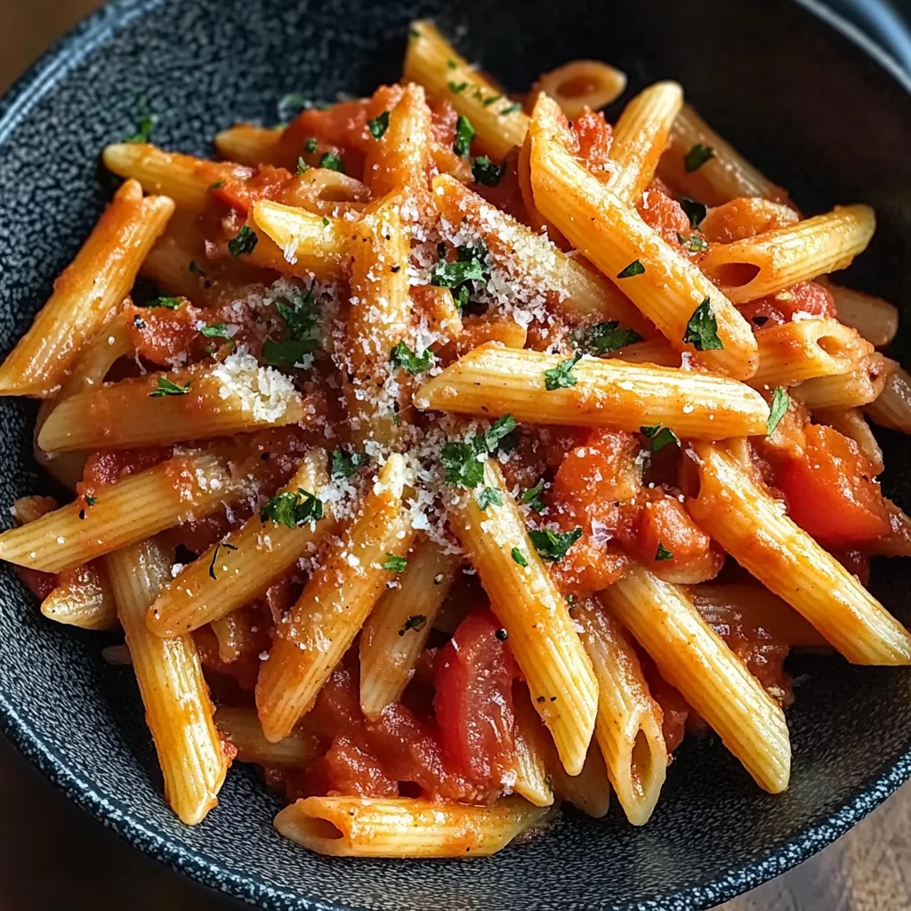 Easy Spicy Arrabbiata Pasta (20-Minutes)