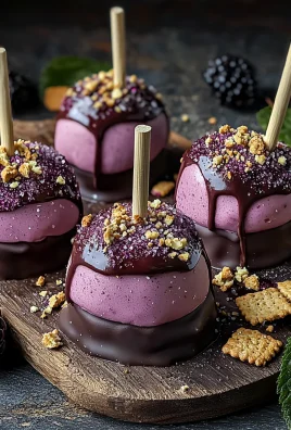 Forbidden Forest Blackberry Cheesecake Pops