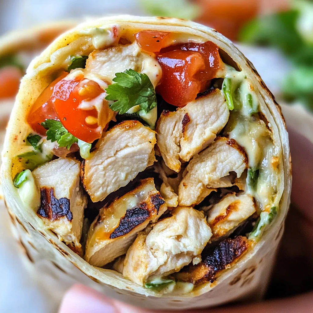 Grilled Chicken Wrap Recipe
