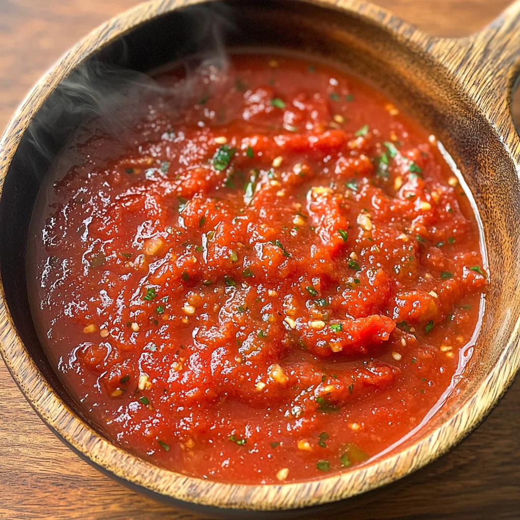 Healthy Homemade Tomato Sauce
