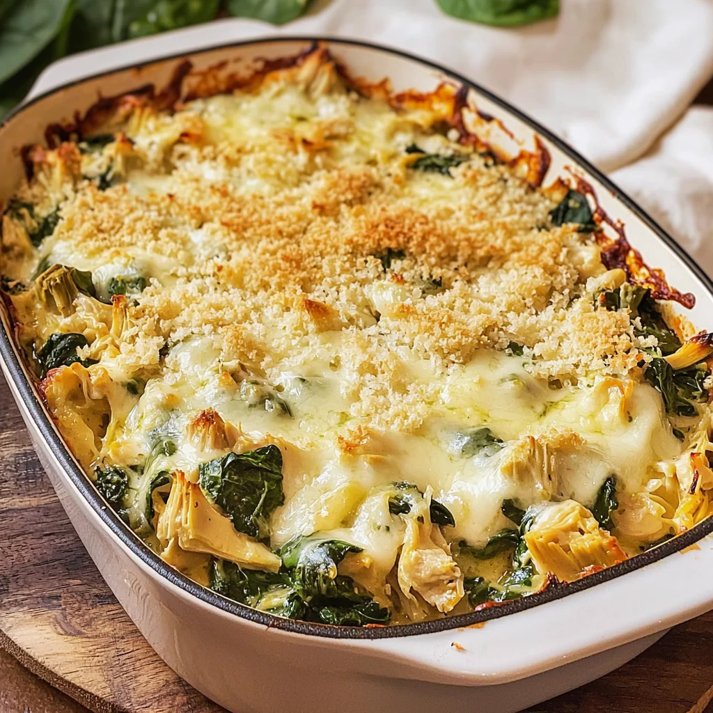 High-Protein Spinach and Artichoke Chicken Casserole: An Incredible Ultimate Meal