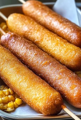 Homemade Corn Dogs A Crispy, Golden Delight