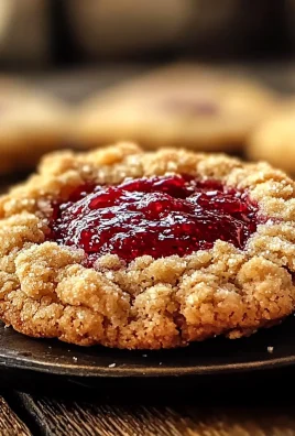 Indulgent Buttery Raspberry Crumble Cookies with Sweet Jam Filling