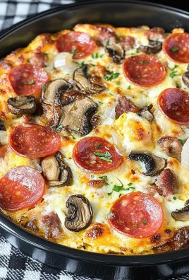 KETO PIZZA FRITTATA RECIPE