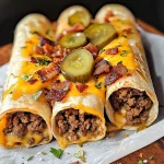 Keto Cheesy Beef Roll Ups