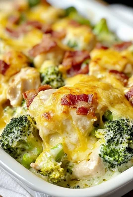 Keto Chicken and Broccoli Casserole With Bacon
