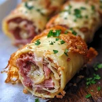 Keto Crispy Reuben Roll-Ups