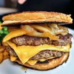 Keto Five Guys Cheeseburger Grilled Cheese