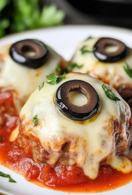 Keto Meatball Eyeballs