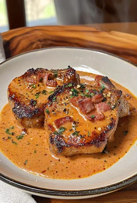 Keto Pork Chops In Tomato Cream Sauce