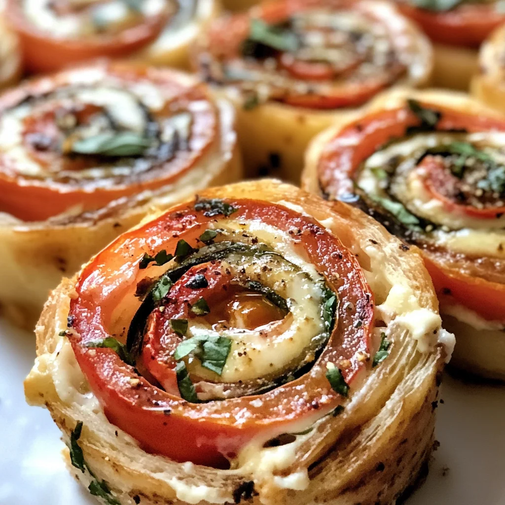Keto Tomato Basil Cream Cheese Pinwheels image 3