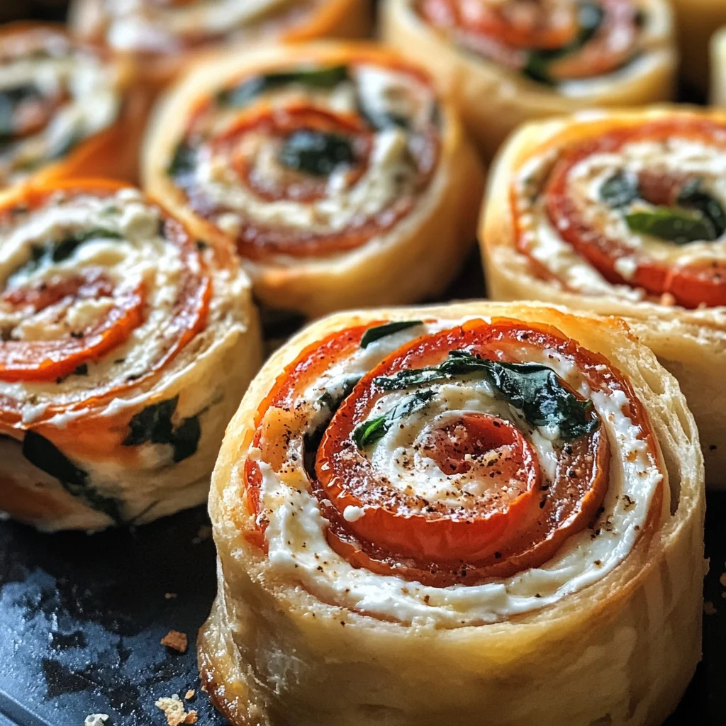 Keto Tomato Basil Cream Cheese Pinwheels image 4