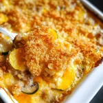 LOW CARB CHEESY SQUASH CASSEROLE