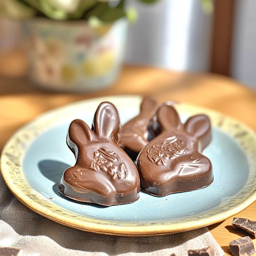 LOW CARB EASTER CHOCOLATE BUNNIES