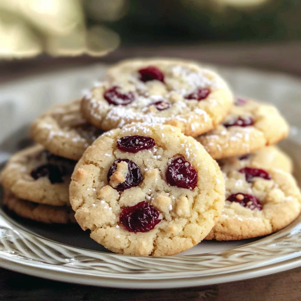 Lemon Cranberry Cookies