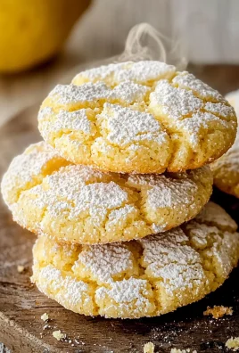 Lemon Crinkle Cookies