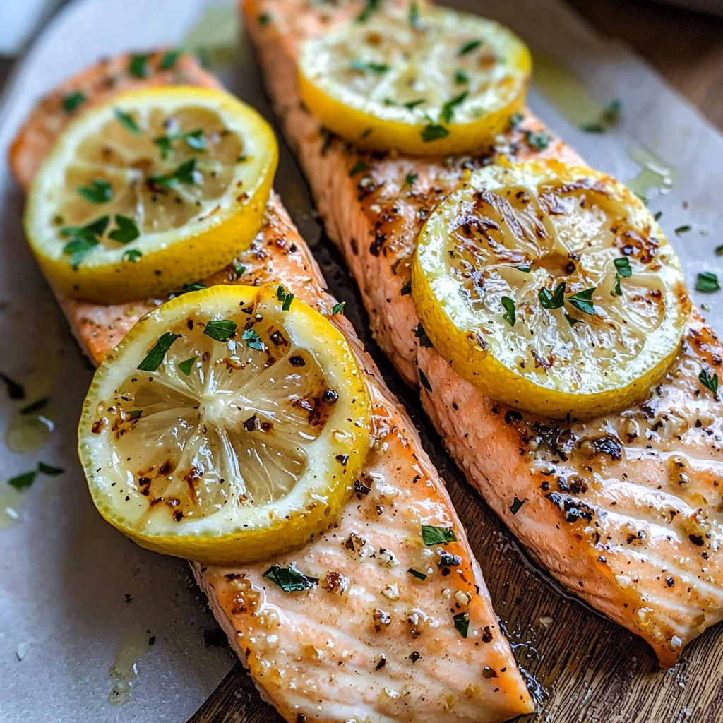 Lemon Garlic Salmon