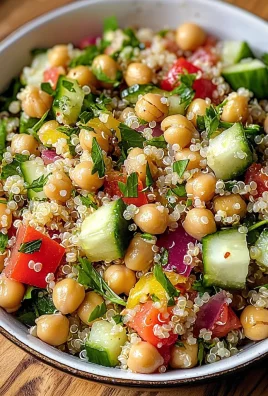 Lemon Quinoa & Chickpea Salad
