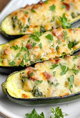 Low-Carb Parmesan Zucchini Boats