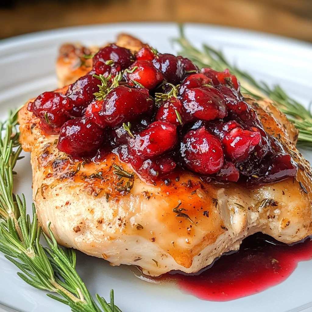 Low Carb Sweet and Savory Christmas Chicken