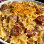 One Pot Creamy Cajun Sausage Pasta