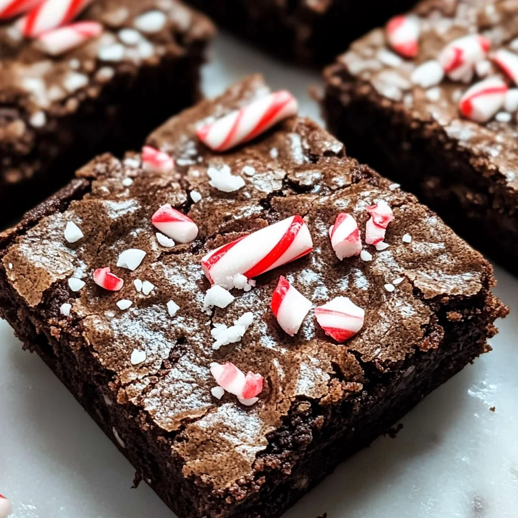 Peppermint Mocha Brownies