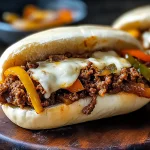 Philly Cheesesteak Sloppy Joes Recipe: Quick and Easy Sub Sandwiches