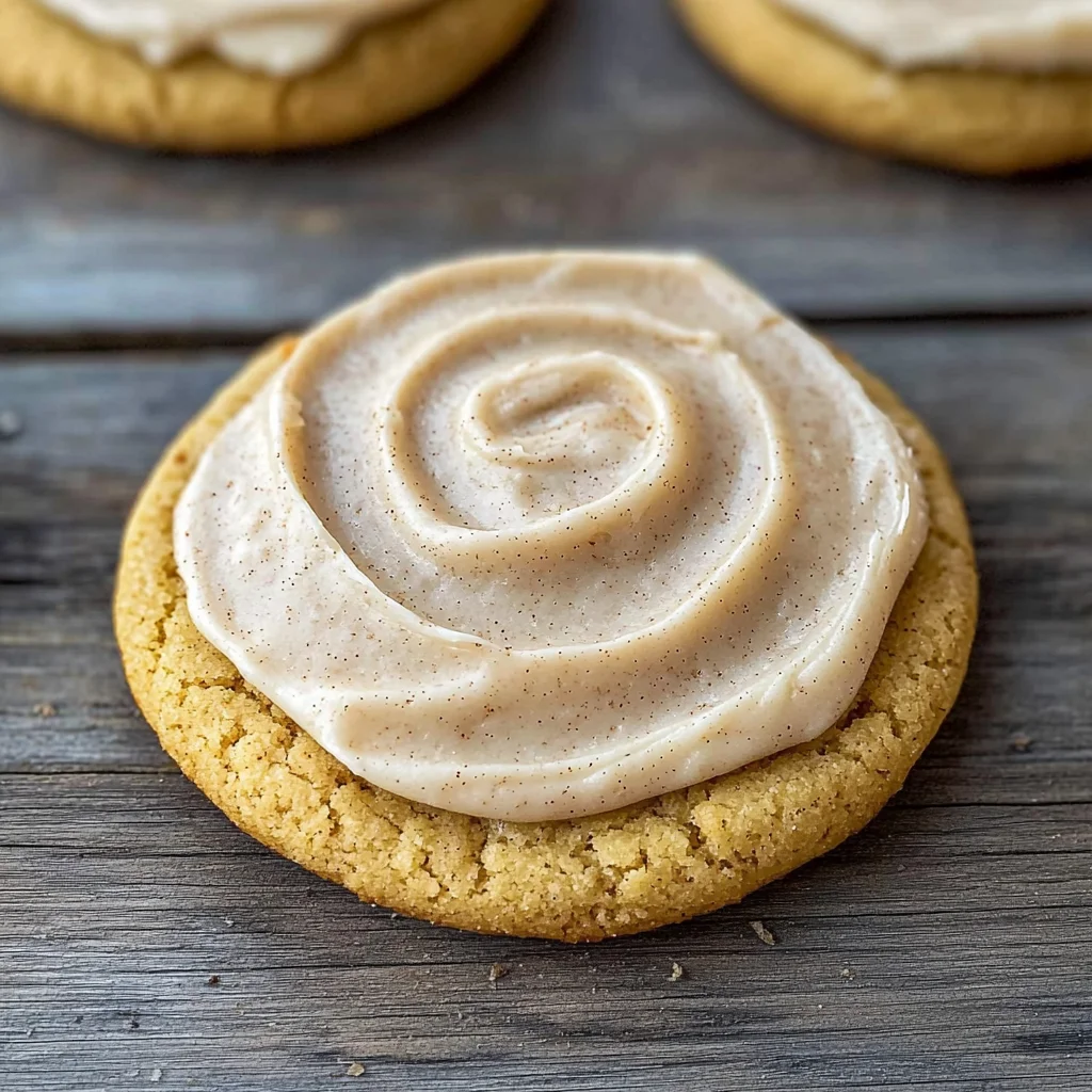 Pumpkin Spice Sugar Cookies with Cream Cheese Frosting