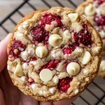 Raspberry White Chocolate Cookies