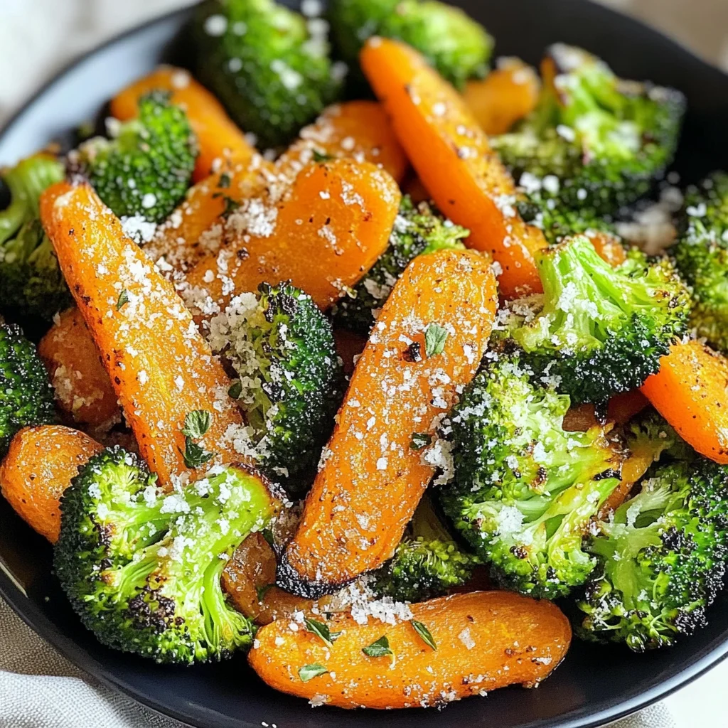 Roasted Broccoli and Carrots
