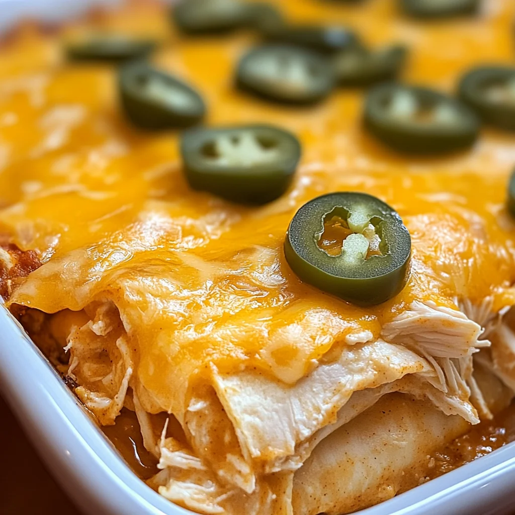Sour Cream Chicken Enchilada Casserole