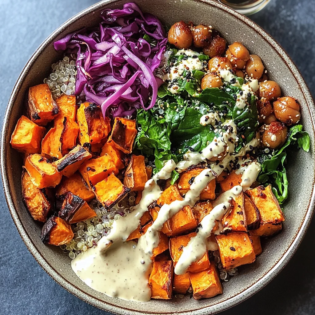 Sweet Potato Vegan Buddha Bowl Recipe