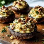 The BEST Stuffed Mushrooms
