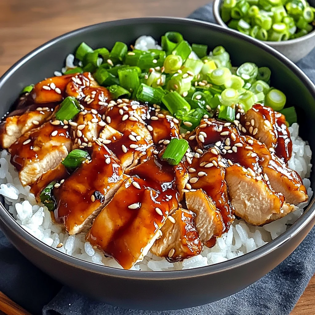 The Best Teriyaki Chicken Rice Bowl