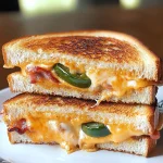 Ultimate Jalapeno Popper Grilled Cheese Sandwich Recipe