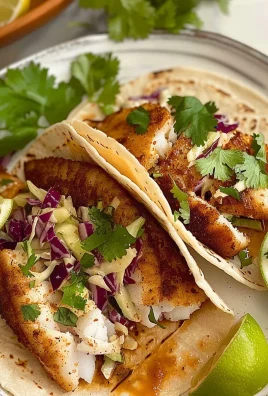 Air Fryer Fish Tacos with Cilantro Lime Slaw