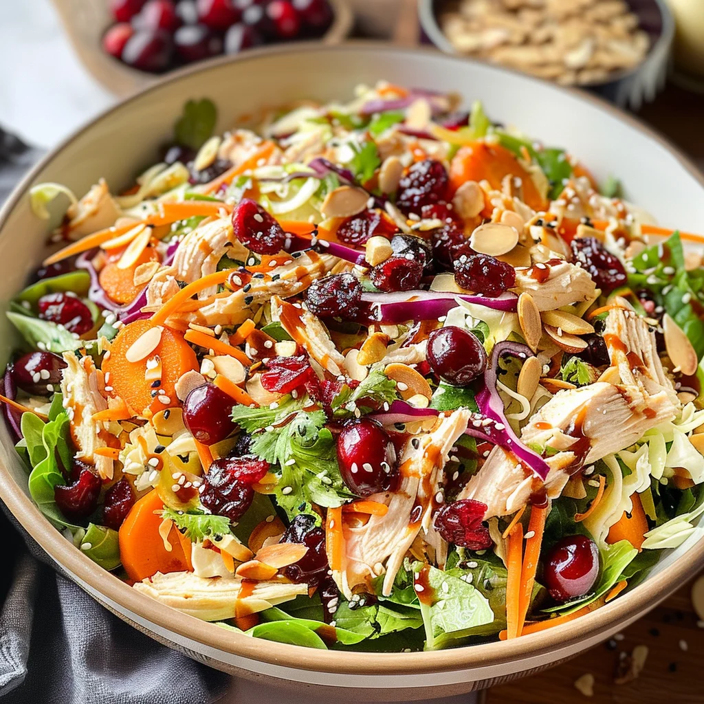 Asian Chicken Cranberry Salad