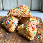 Birthday Cake Scones