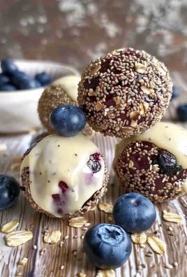 Blueberry Cheesecake Protein Bites – A No-Bake, High-Protein Snack