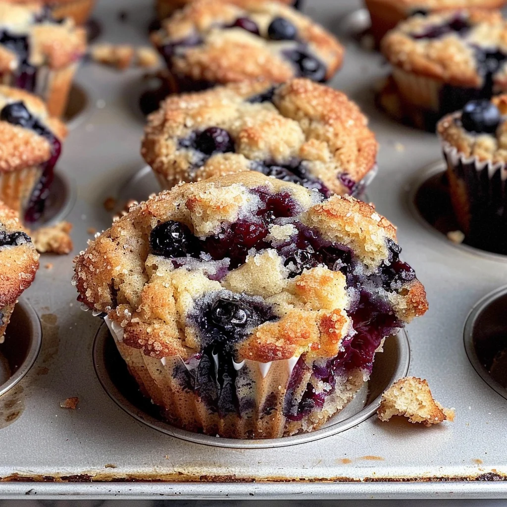 Blueberry Cream Cheese Protein Muffins
