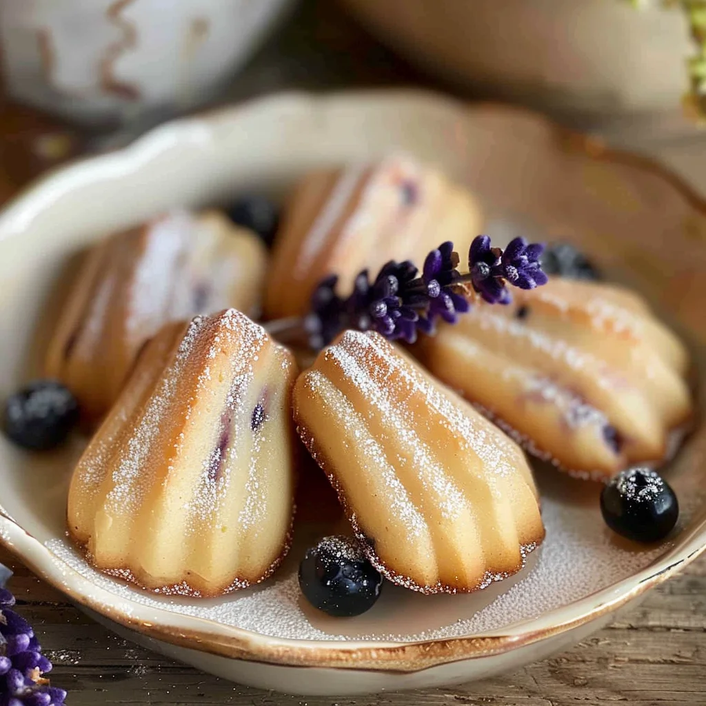 Blueberry Lavender Vegan Madeleines: An Incredible 7-Step Recipe