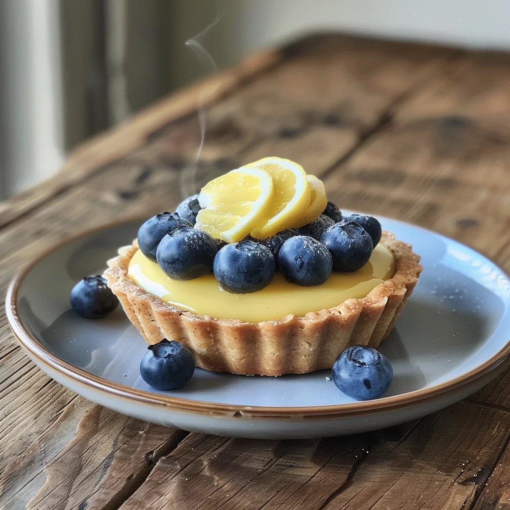 Blueberry–Lemon Curd Tart Recipe