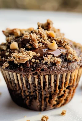 Chocolate Coffee Toffee Crunch Muffins