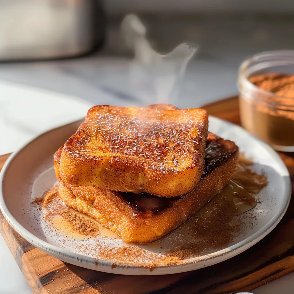 Churro Stuffed French Toast with Cinnamon Sugar