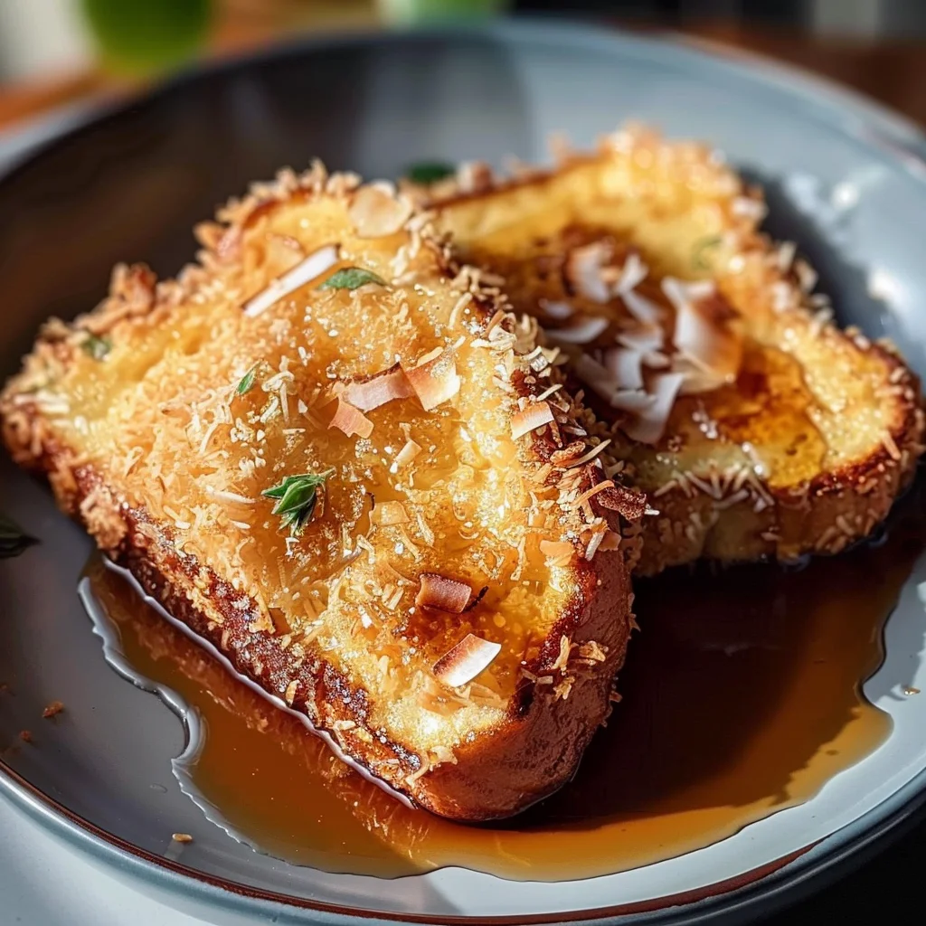 Coconut Crusted French Toast